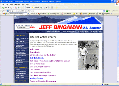 Jeff Bingaman Action Center