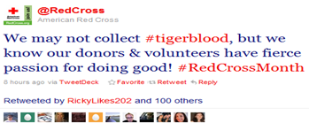 RedCross Charlie Sheen Tigerblood