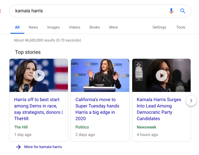 Kamal Harris Search Results