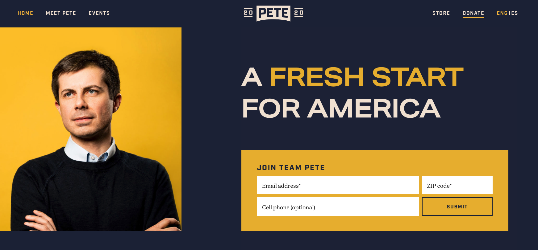 Best and Worst 2020 Democratic Presidential Candidate Websites